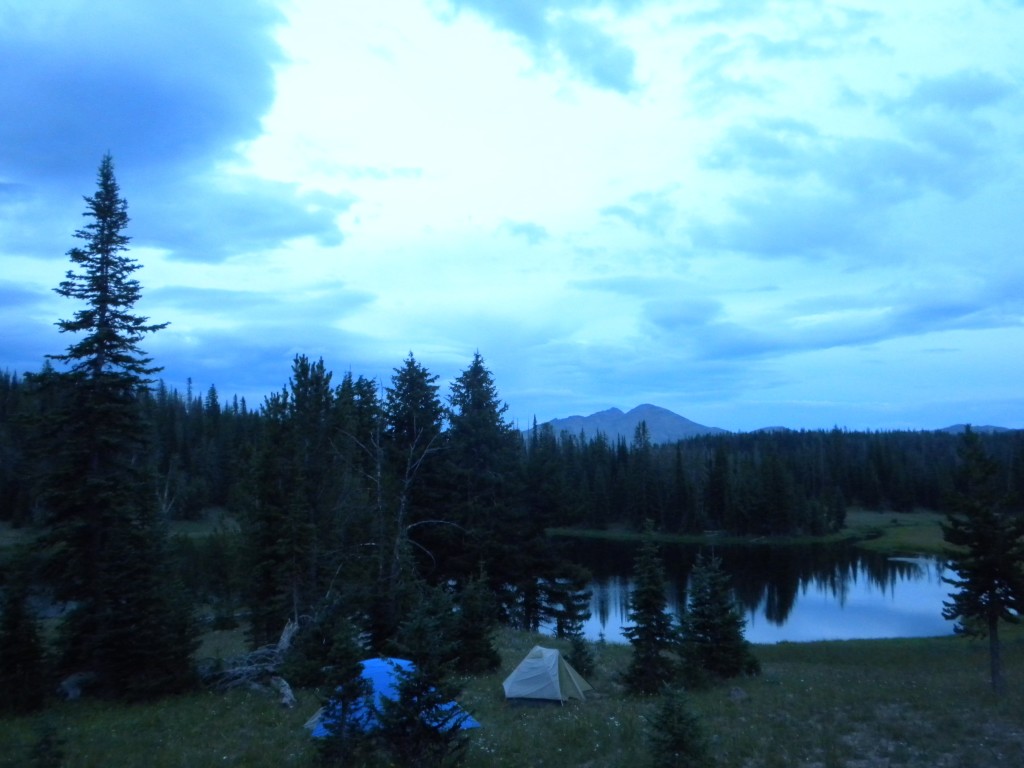 Tent High Lake