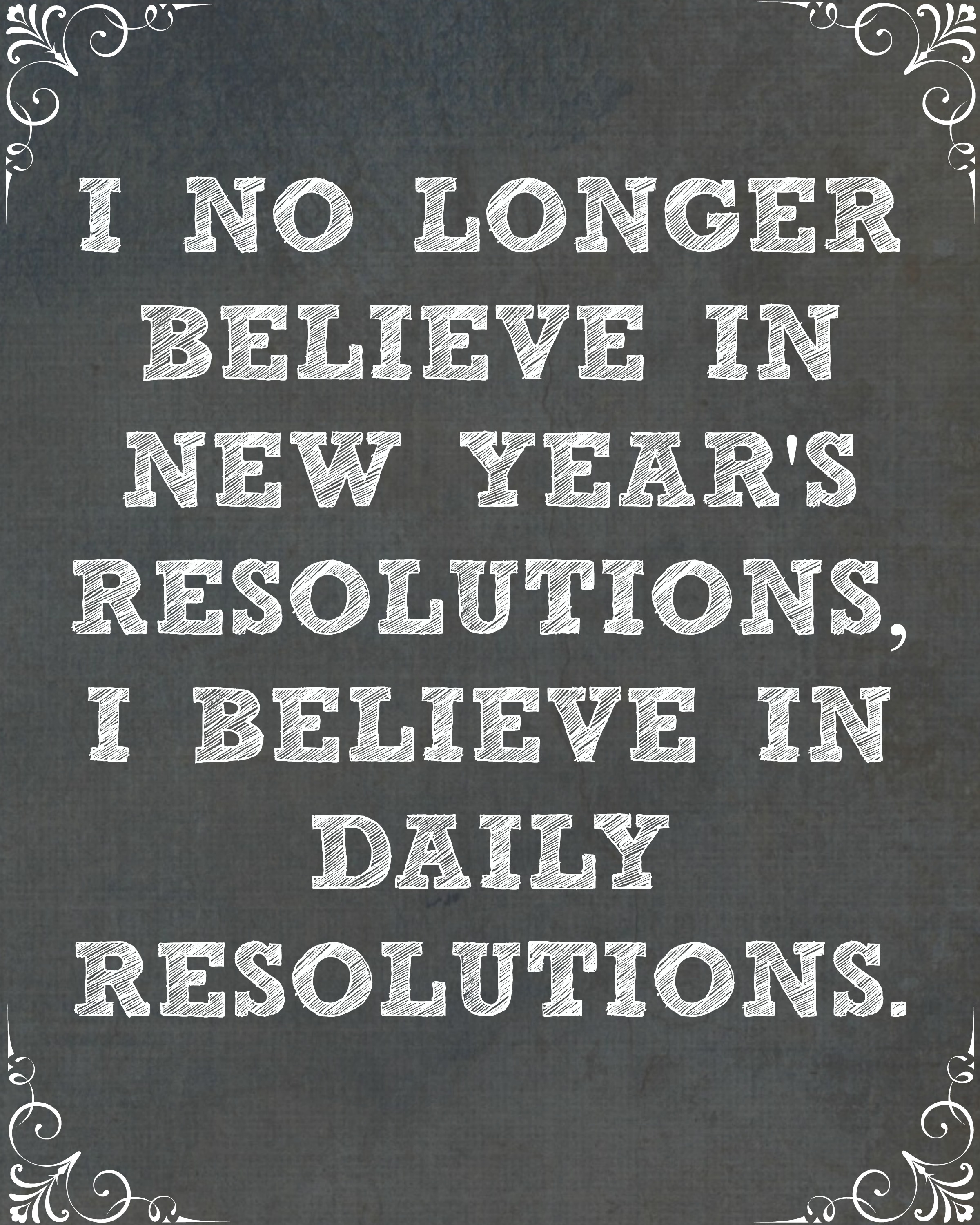 Daily Resolutions