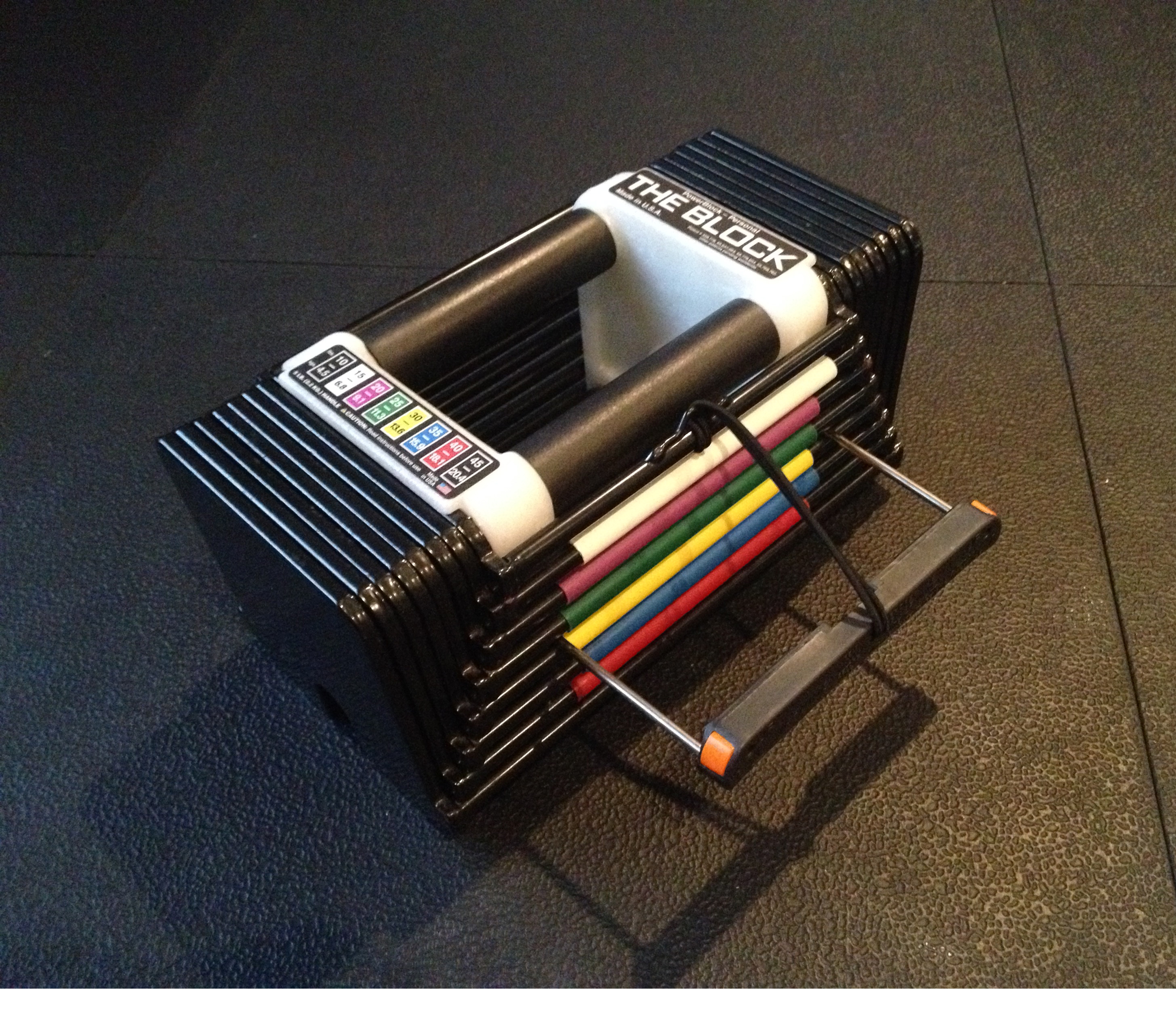 Powerblock Dumbbell Pin View