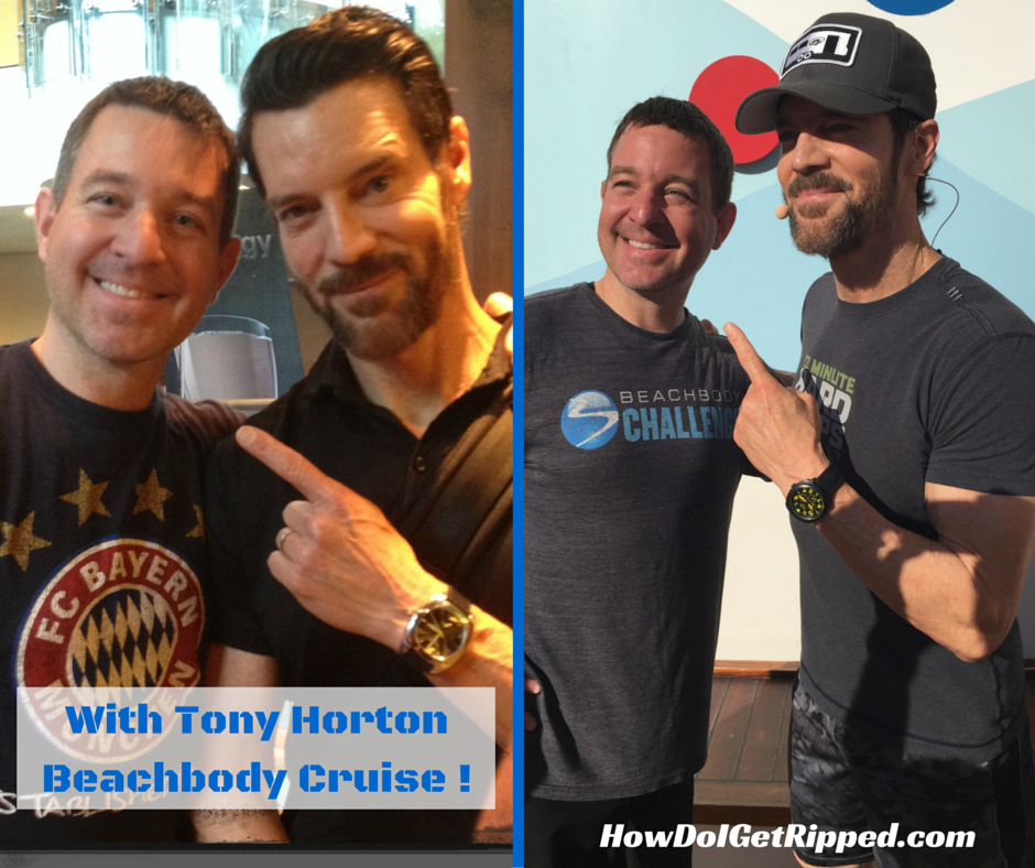 Tony Horton and Mike S.S. Beachbody Cruise