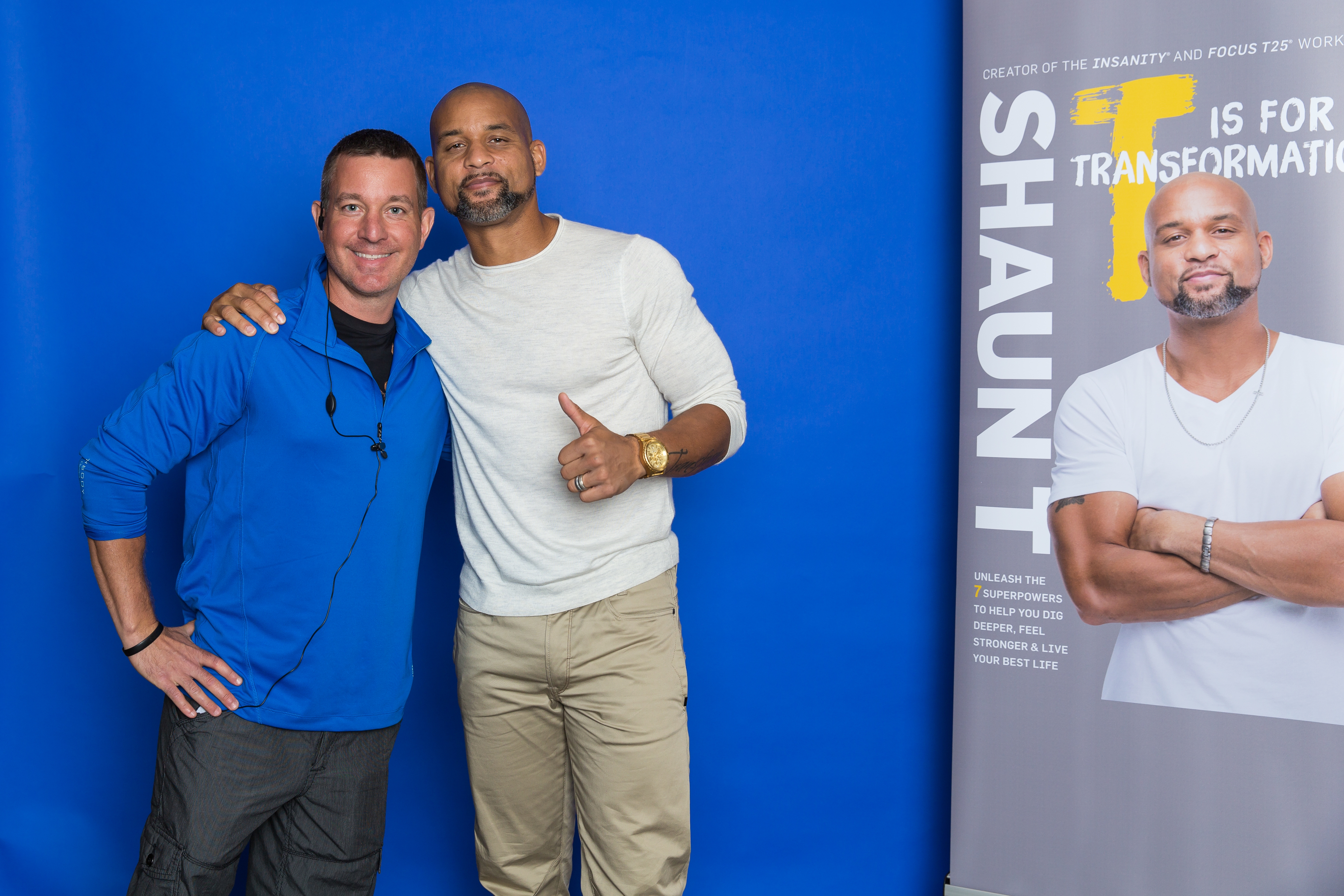 Shaun T and Mike September 2017