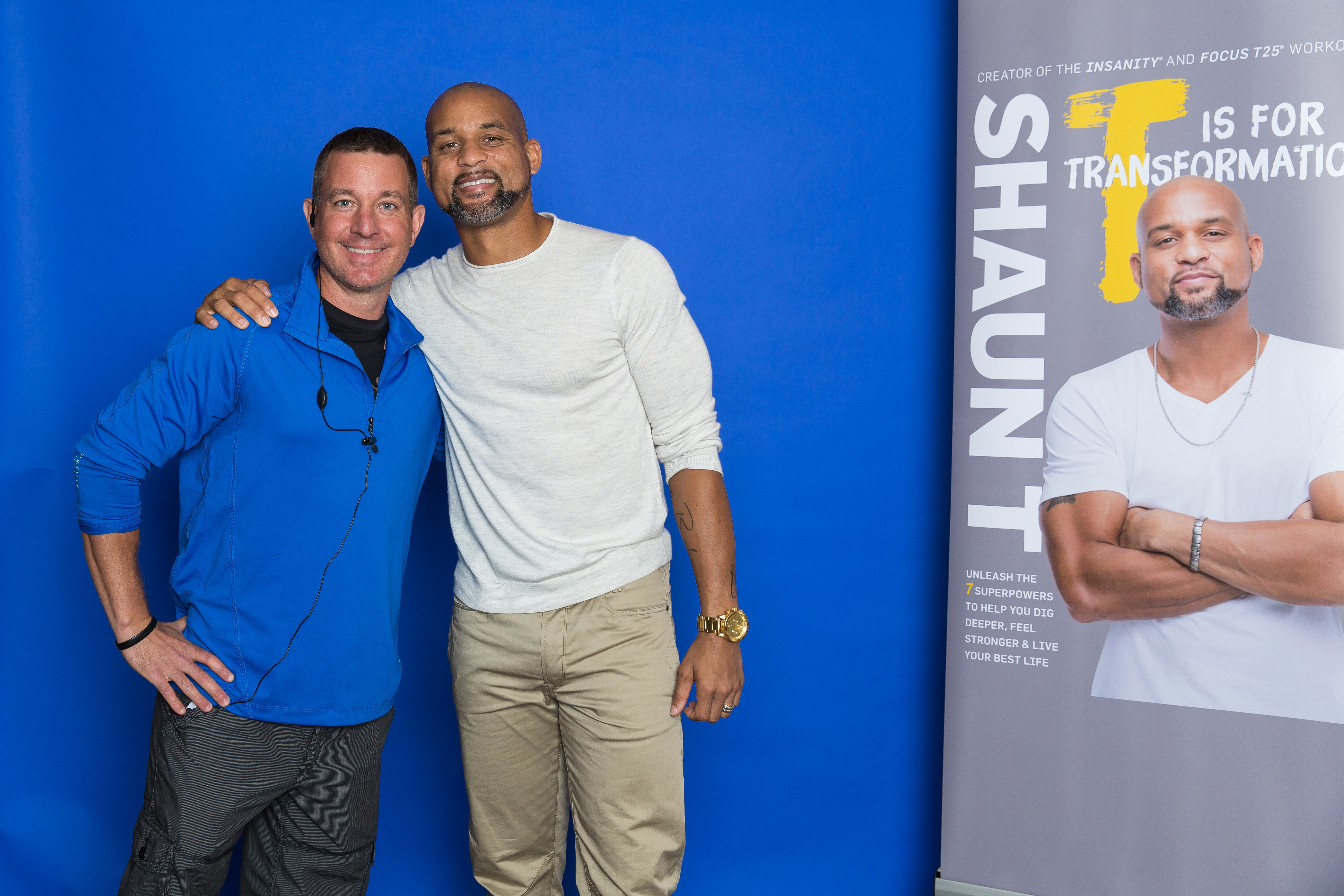 Shaun T and Mike September 2017