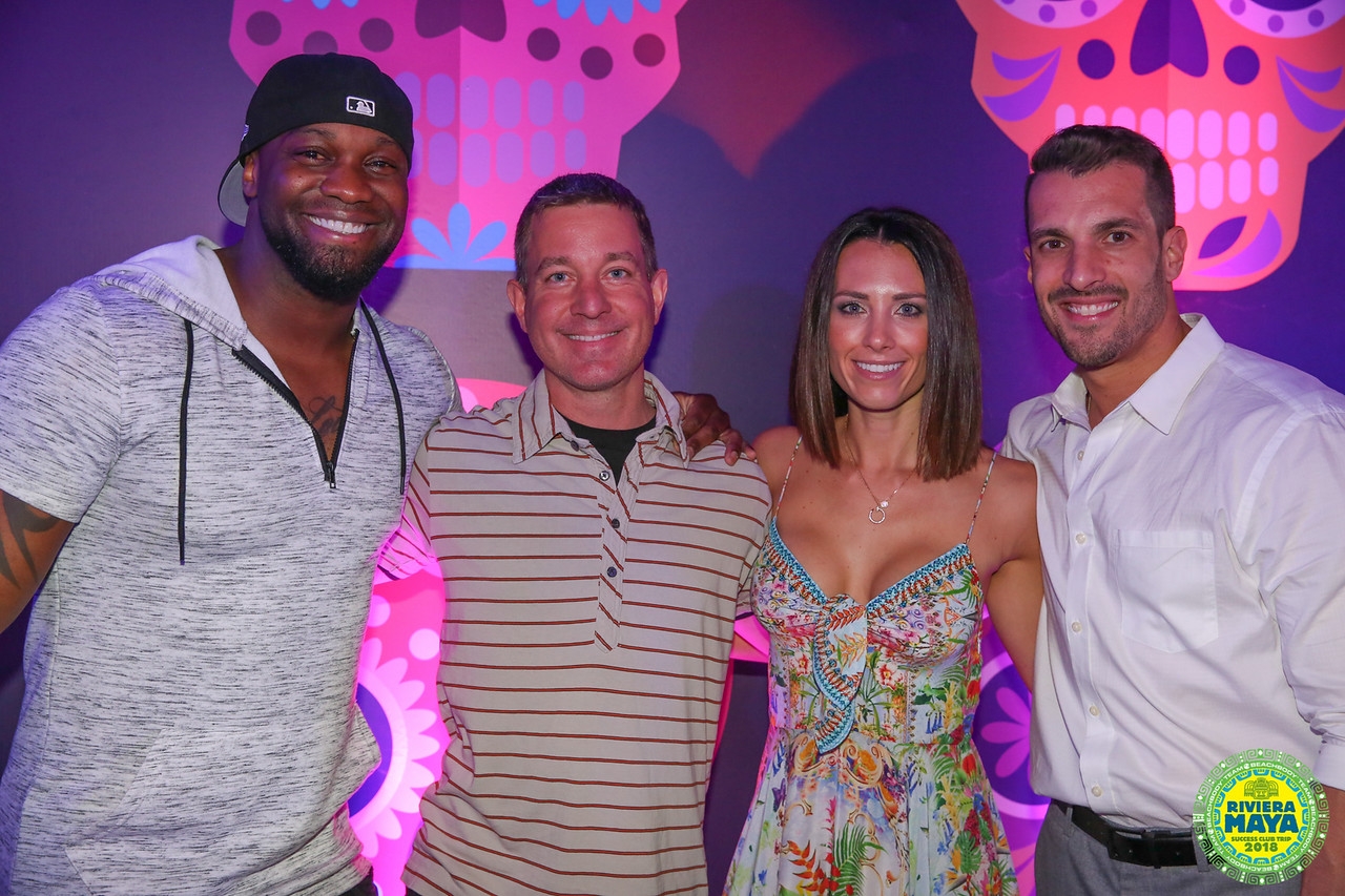 Mike with Autumn Calabrese Joel Freeman Chris Downing Success Club Trip Mexico