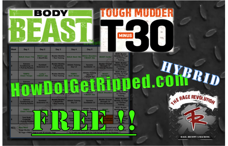 Free Body Beast Tough Mudder T Minus 30